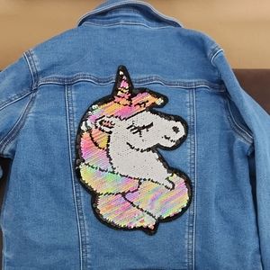 Just Fab girls unicor jean jacket